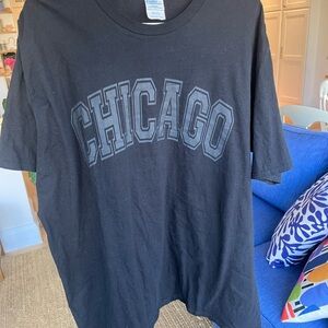 Black Chicago Graphic T-Shirt